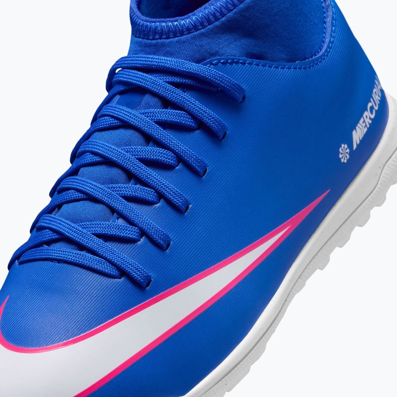 Детски футболни обувки Nike Mercurial Superfly 10 Club TF racer blue/white 14