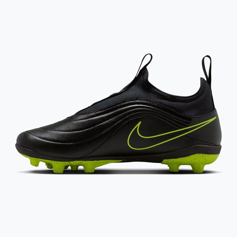 Детски футболни обувки Nike Tiempo Maestro Flex Jr FG/MG PS black/volt/black 2