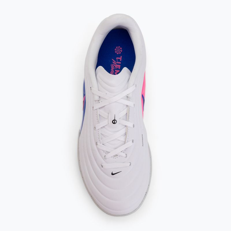 Детски футболни обувки Nike Tiempo Maestro Academy Jr TF white/racer blue/pink blast/black 5
