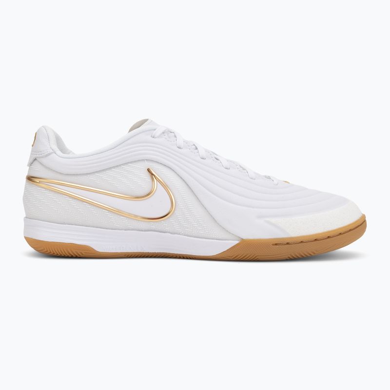 Мъжки футболни обувки Nike Tiempo Reactgato IC white/metallic gold 2
