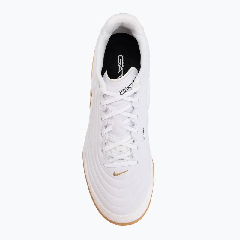 Мъжки футболни обувки Nike Tiempo Reactgato IC white/metallic gold 5