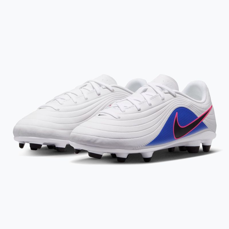 Детски футболни обувки Nike Tiempo Maestro Club Jr FG/MG white/racer blue/pink blast/black 10