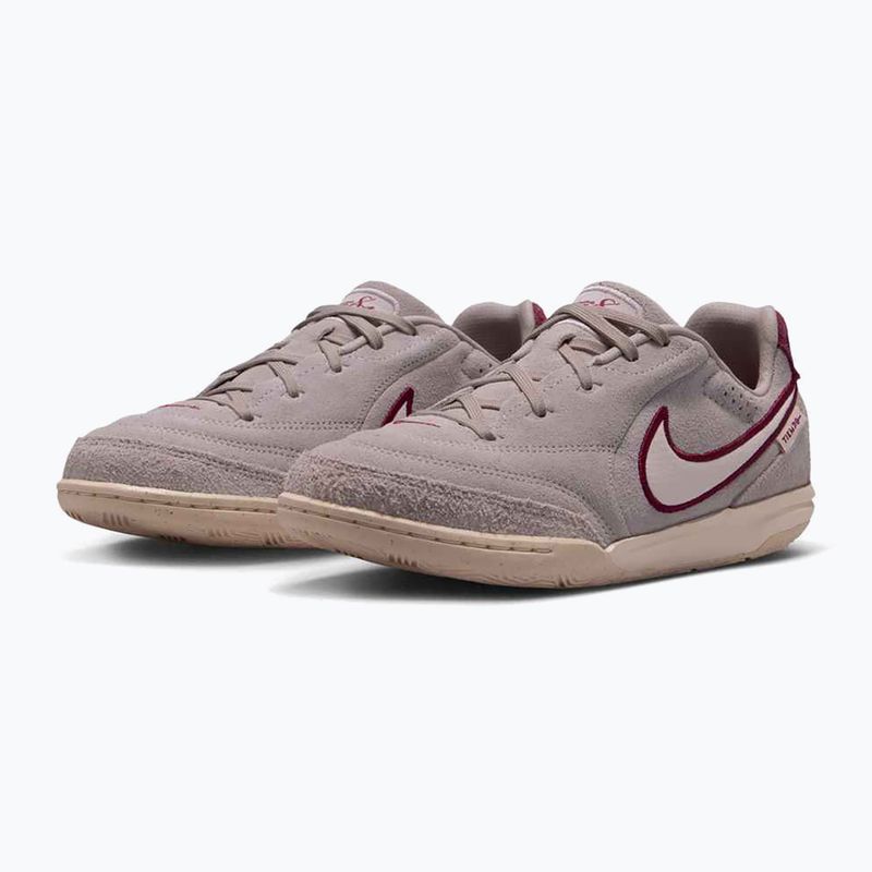 Детски футболни обувки Nike Tiempo Streetgato Premium Jr moon particle/team red/chalk 3