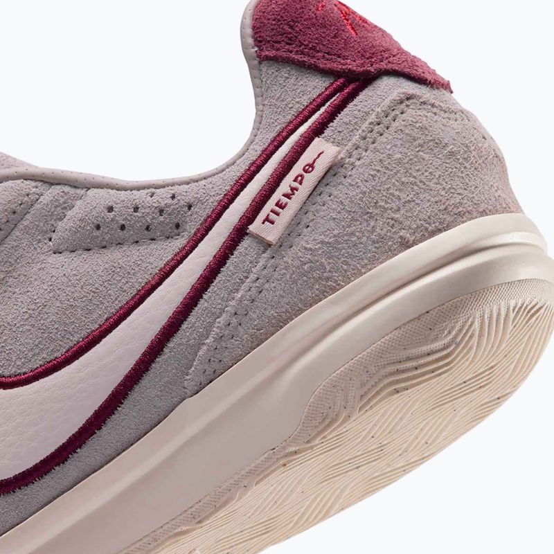 Детски футболни обувки Nike Tiempo Streetgato Premium Jr moon particle/team red/chalk 5