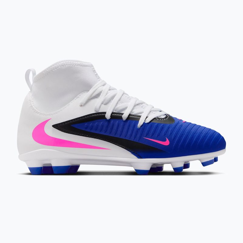 Детски футболни обувки Nike Phantom 6 High Club FG/MG racer blue/white/pink blast 8