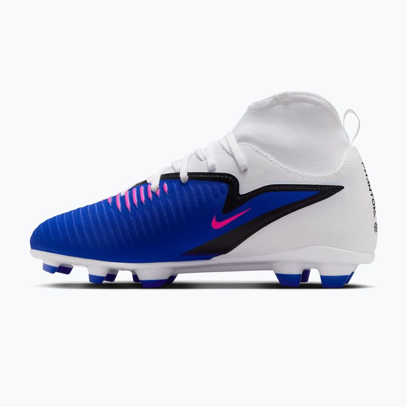 Детски футболни обувки Nike Phantom 6 High Club FG/MG racer blue/white/pink blast 9