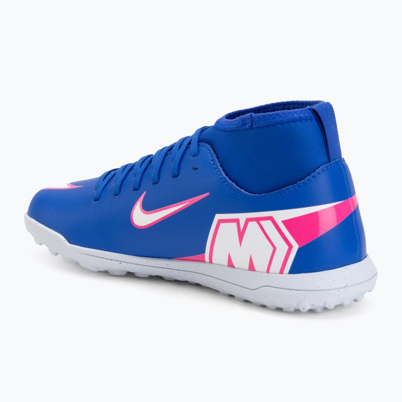 Детски футболни обувки Nike Mercurial Superfly 10 Club TF racer blue/white 3