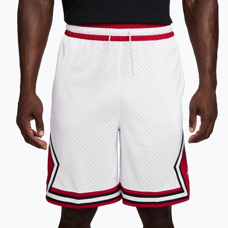 Мъжки баскетболни шорти Jordan Sport Dri-FIT 9" Diamond white/gym red/white