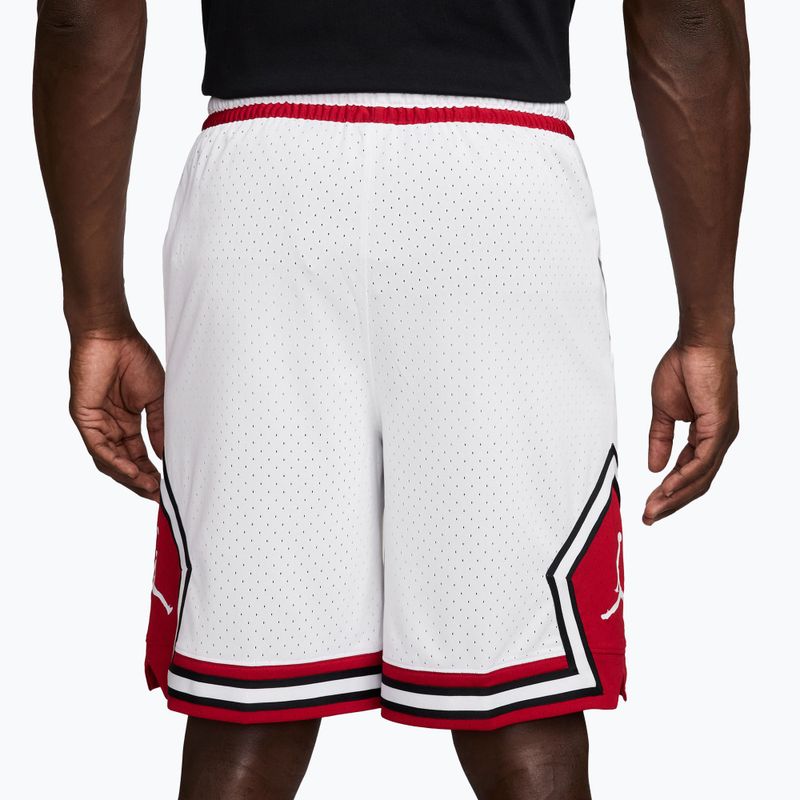 Spodenki koszykarskie męskie  Nike Jordan Sport Dri-FIT 9" Diamond white/gym red/white 2