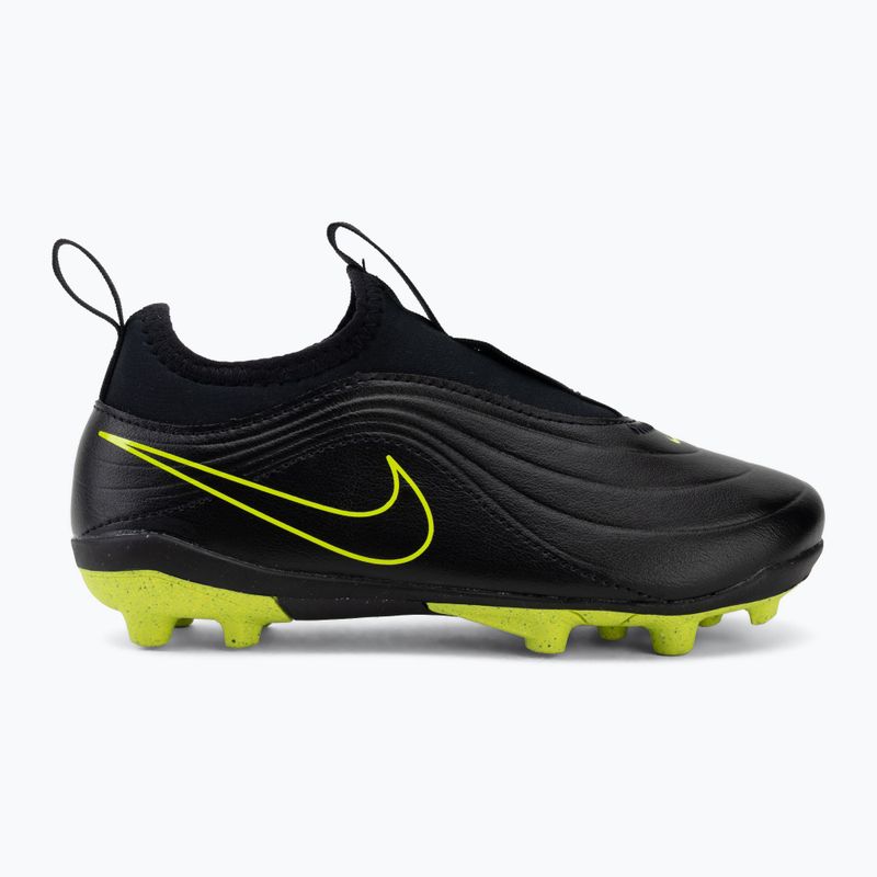 Детски футболни обувки Nike Tiempo Maestro Flex Jr FG/MG PS black/volt/black 2