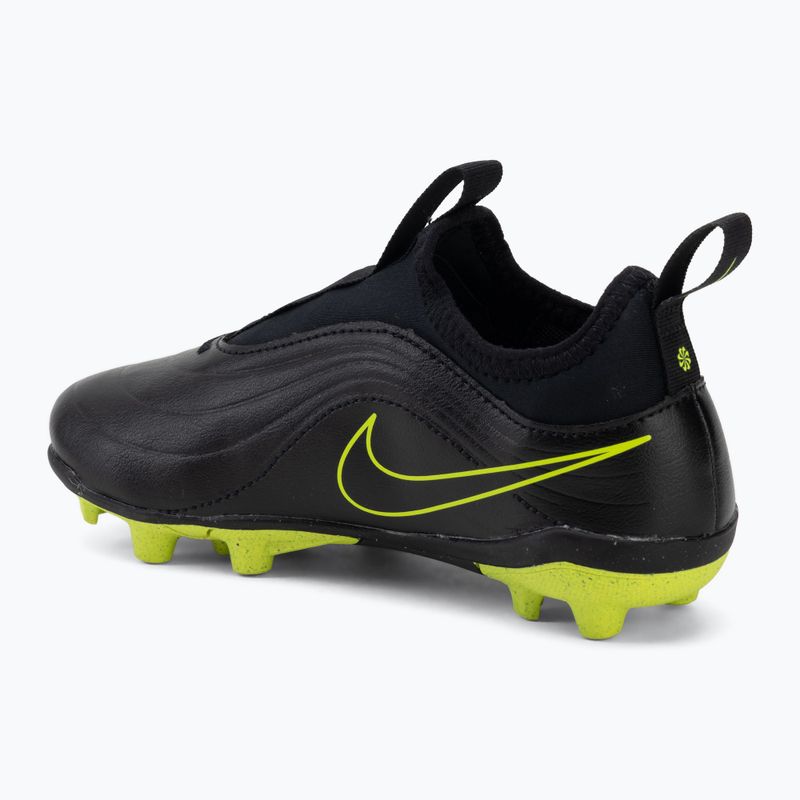 Детски футболни обувки Nike Tiempo Maestro Flex Jr FG/MG PS black/volt/black 3