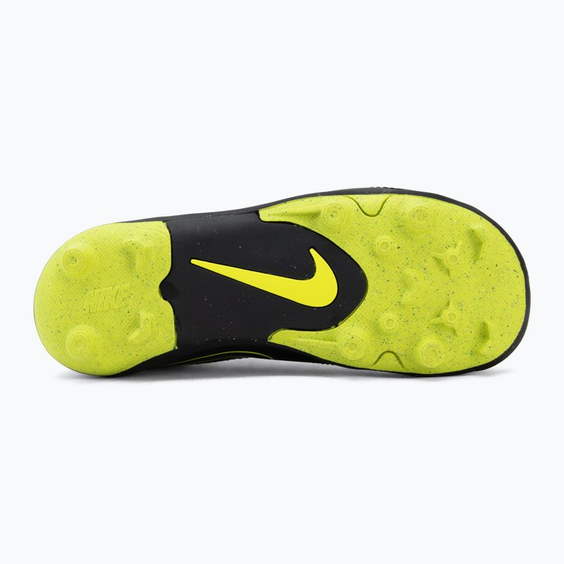 Детски футболни обувки Nike Tiempo Maestro Flex Jr FG/MG PS black/volt/black 4