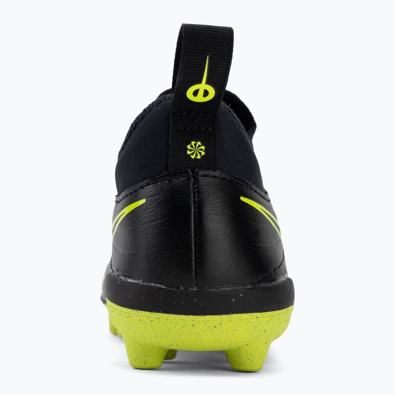 Детски футболни обувки Nike Tiempo Maestro Flex Jr FG/MG PS black/volt/black 6
