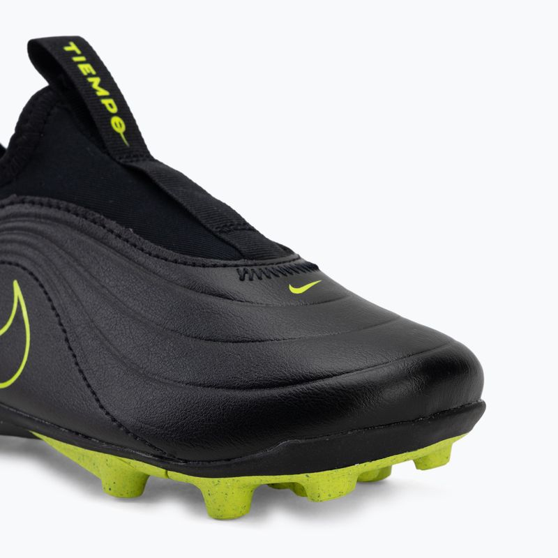 Детски футболни обувки Nike Tiempo Maestro Flex Jr FG/MG PS black/volt/black 7