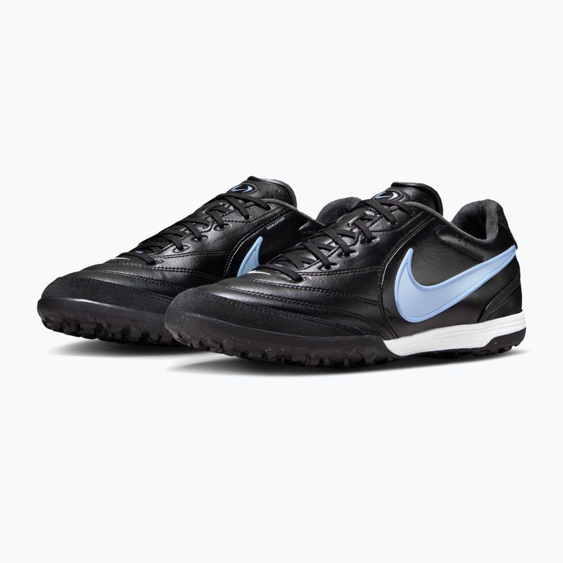 Мъжки футболни обувки Nike Tiempo Ligera Pro TF black/ice blue/obsidian 10