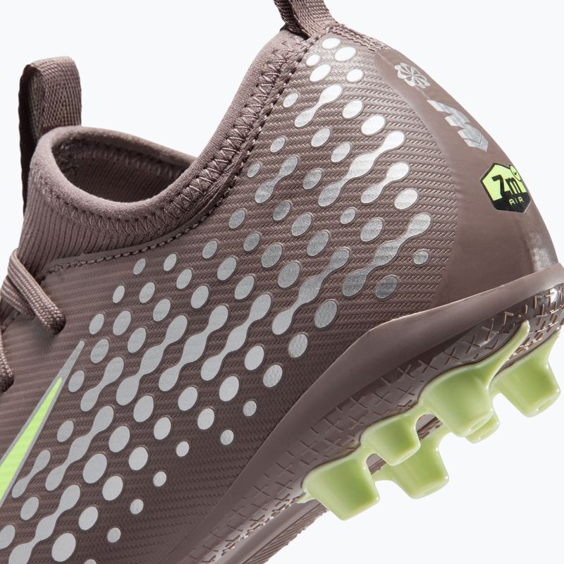 Детски футболни обувки Nike Zoom Vapor 16 Academy Kylian Mbappe Jr AG plum eclipse/metallic silver 6