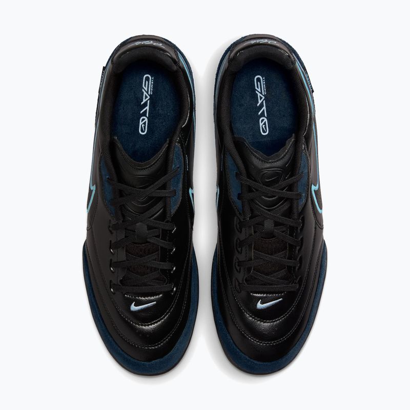Мъжки футболни обувки Nike Streetgato black/ice blue/obsidian 5