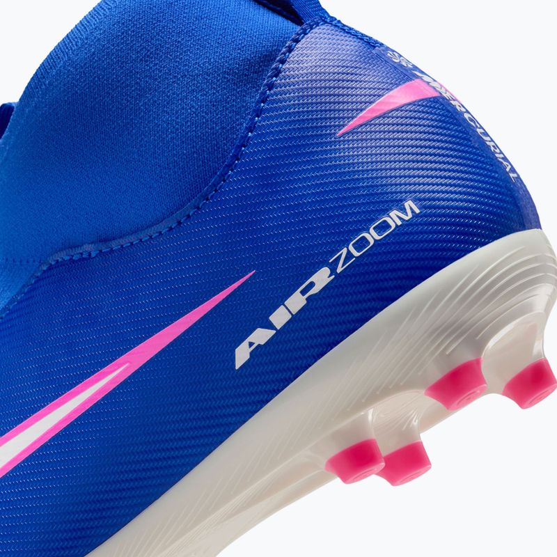 Детски футболни обувки Nike Mercurial Superfly 10 Academy FG/MG racer blue/white 11