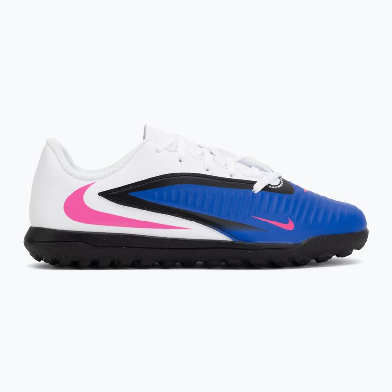 Детски футболни обувки Nike Jr. Phantom 6 Low Club TF racer blue/white/pink blast 2