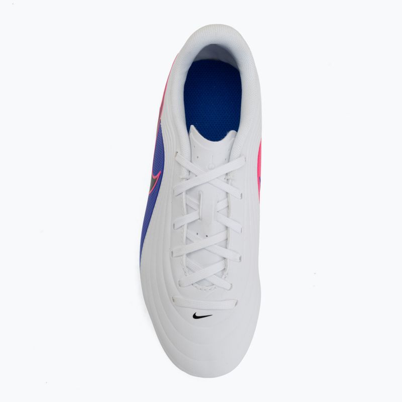 Детски футболни обувки Nike Tiempo Maestro Club Jr FG/MG white/racer blue/pink blast/black 5