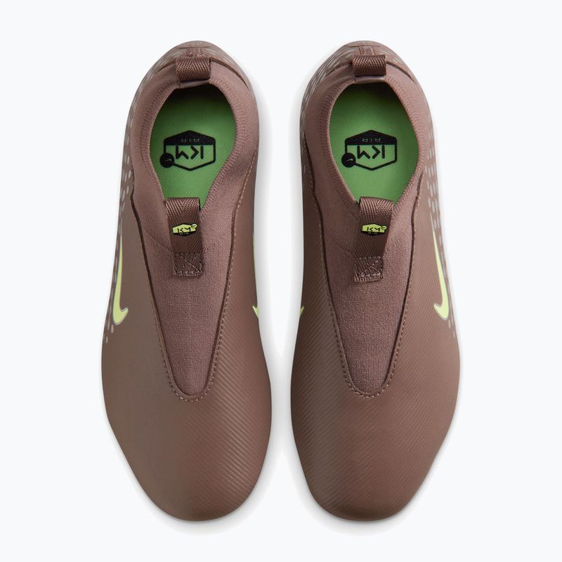 Детски футболни обувки Nike Mercurial Superfly 10 Academy „Kylian Mbappé“ Jr FG plum eclipse/metallic silver 5