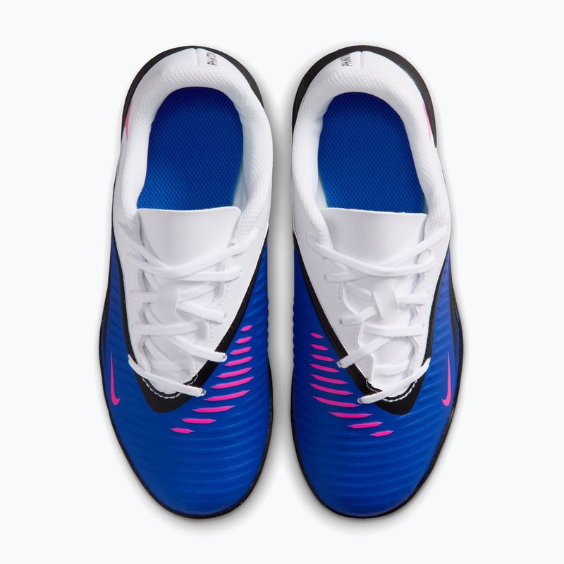 Детски футболни обувки Nike Jr. Phantom 6 Low Club TF racer blue/white/pink blast 6