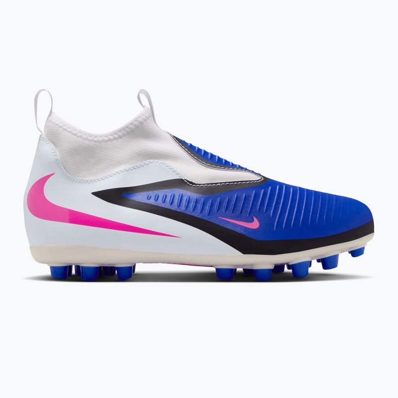 Детски футболни обувки Nike Jr. Phantom 6 High Academy FG/MG racer blue/white/pink blast 8