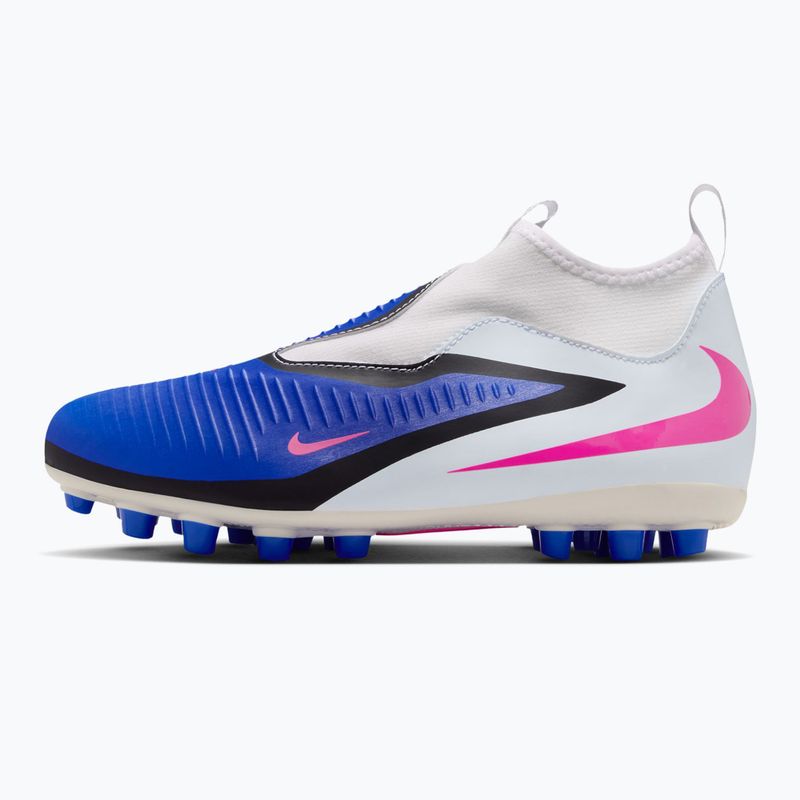Детски футболни обувки Nike Jr. Phantom 6 High Academy FG/MG racer blue/white/pink blast 9