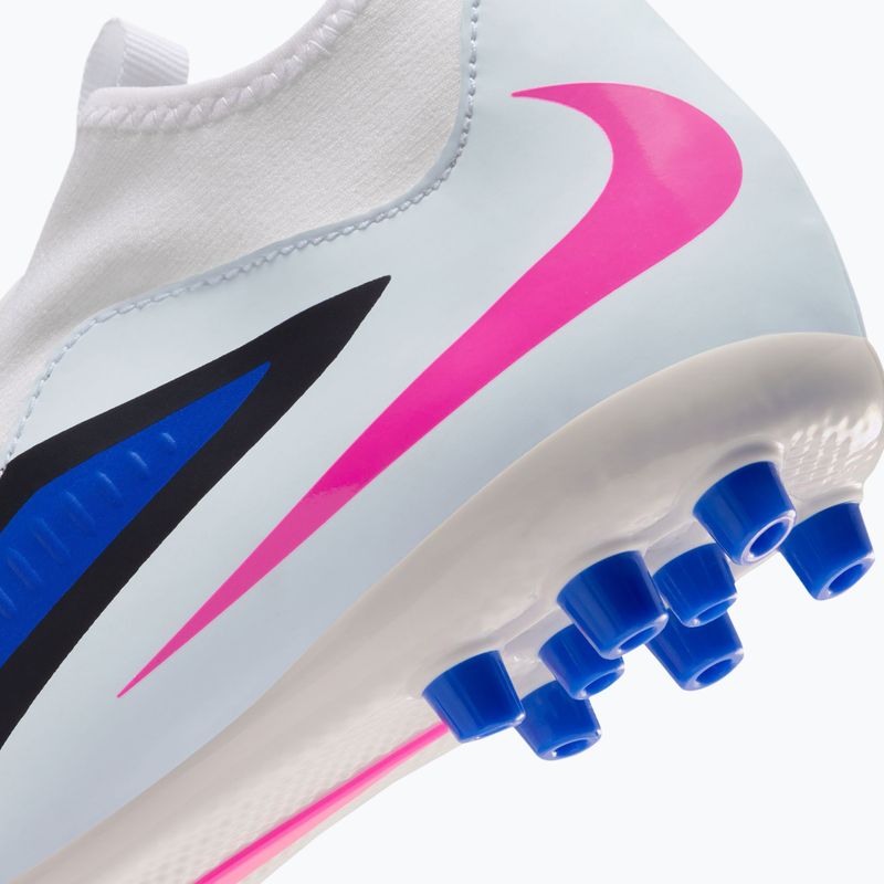 Детски футболни обувки Nike Jr. Phantom 6 High Academy FG/MG racer blue/white/pink blast 15