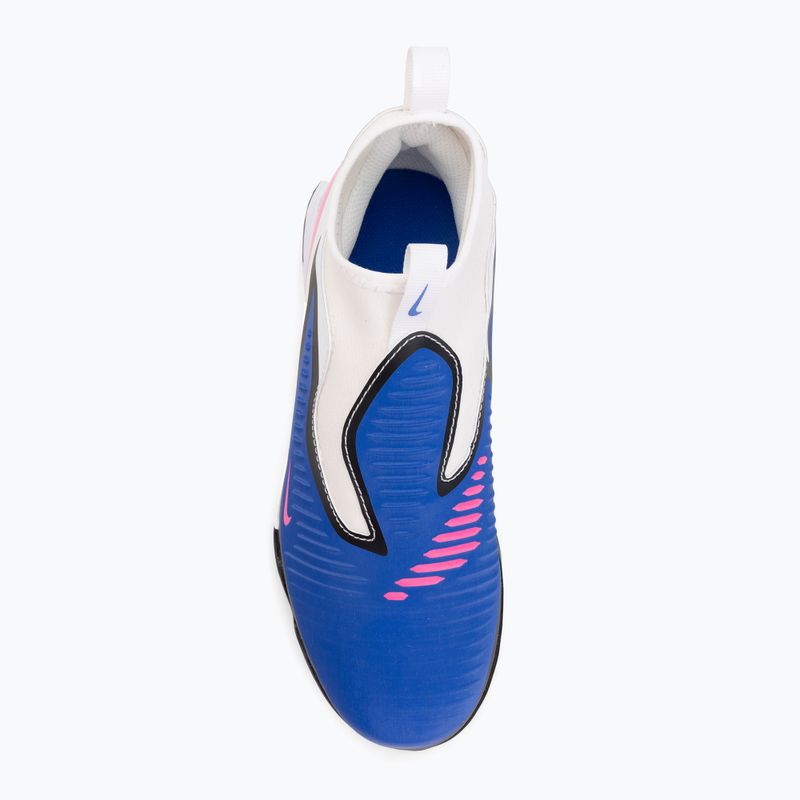 Детски футболни обувки Nike Phantom 6 High Academy TF racer blue/white/pink blast 5
