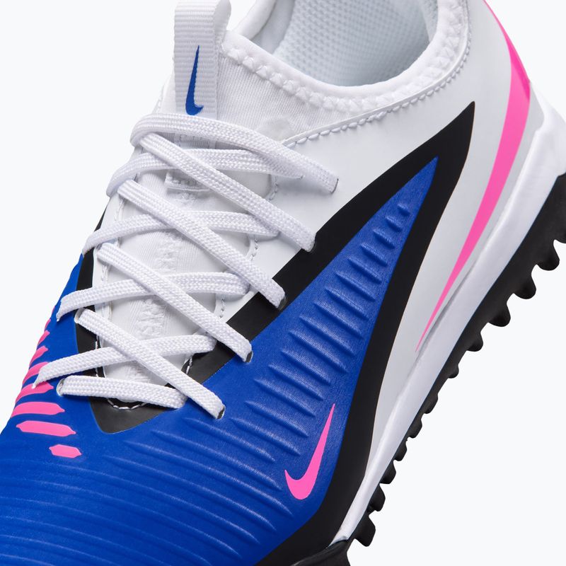 Детски футболни обувки Nike Jr. Phantom 6 Low Academy TF race blue/white/pink blast 9