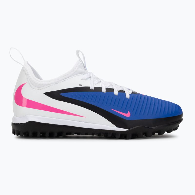 Детски футболни обувки Nike Jr. Phantom 6 Low Academy TF race blue/white/pink blast 2