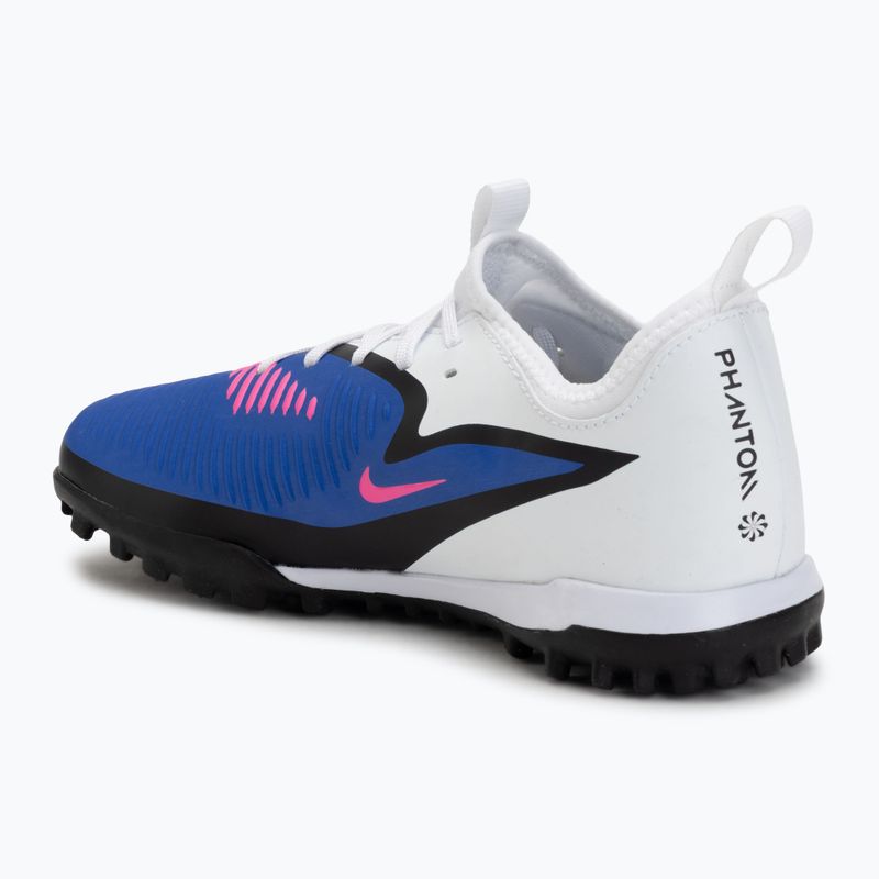 Детски футболни обувки Nike Jr. Phantom 6 Low Academy TF race blue/white/pink blast 3
