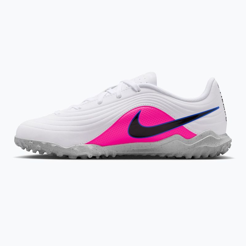 Детски футболни обувки Nike Tiempo Maestro Club Jr TF white/racer blue/pink blast/black 9
