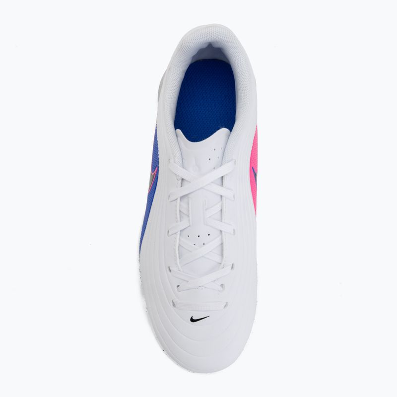 Детски футболни обувки Nike Tiempo Maestro Club Jr TF white/racer blue/pink blast/black 5