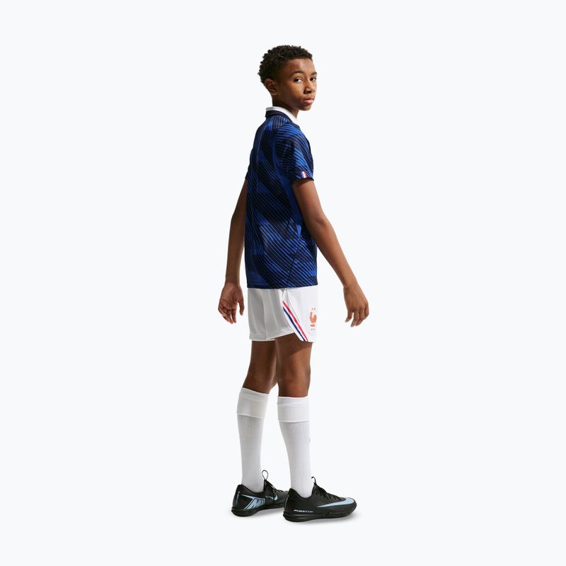 Детски футболни шорти Nike FFF 2026 Stadium Home white/metallic copper 4