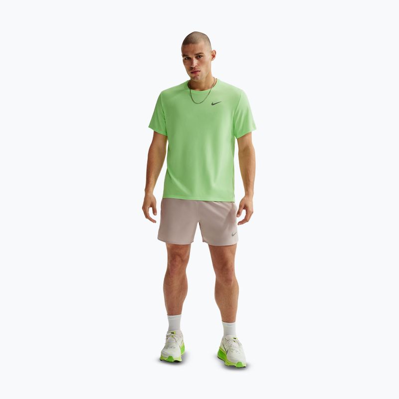 Мъжка тениска за бягане Nike Miler Dri-Fit UV lime blast 2