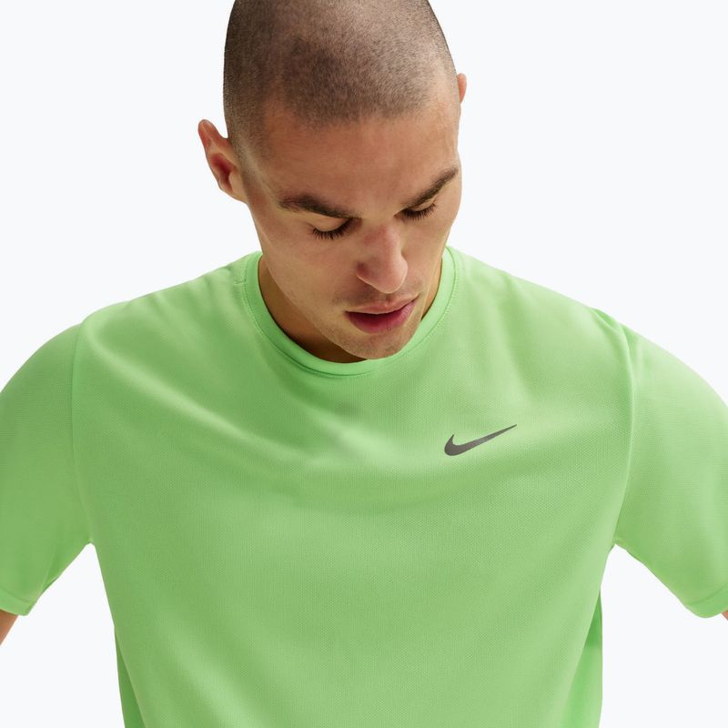 Мъжка тениска за бягане Nike Miler Dri-Fit UV lime blast 5