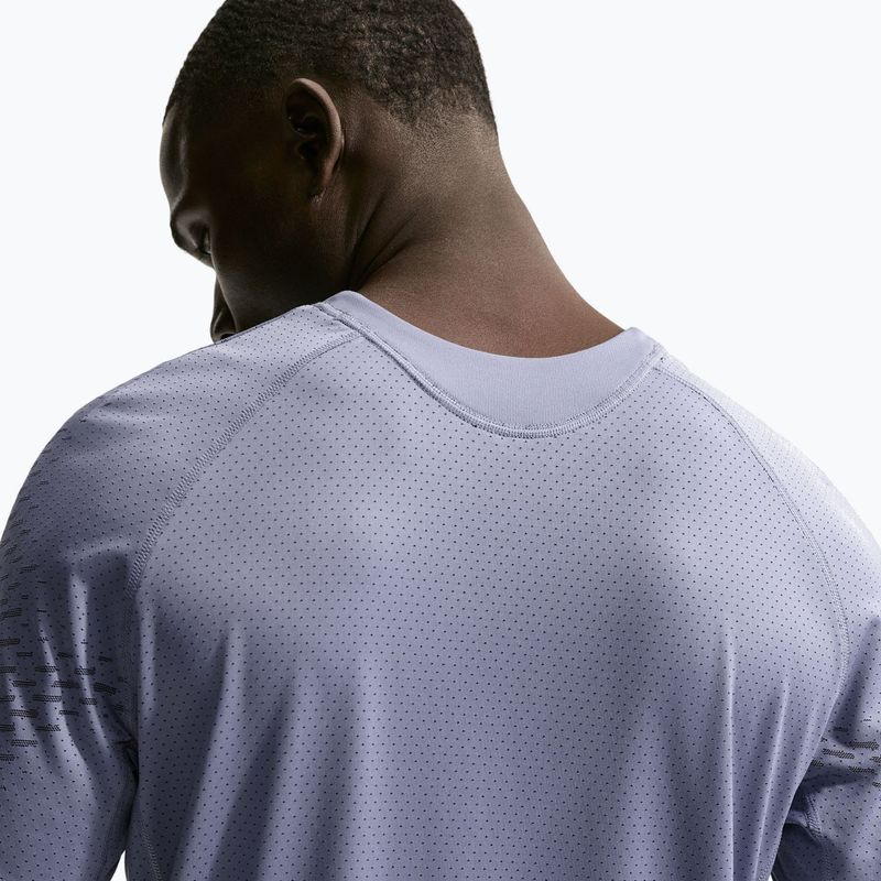 Мъжка тениска за бягане Nike Stride Dri-Fit ADV iron purple/dark raisin 5