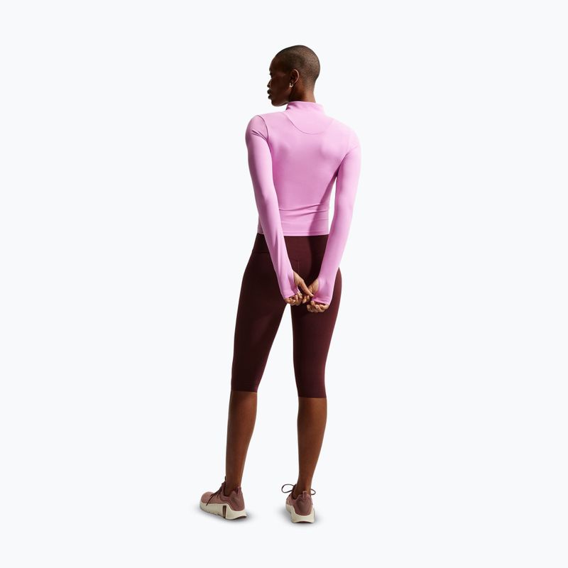 Дамски суитшърт за тренировка Nike Zenvy Dri-Fit Full Zip light magenta/white 3