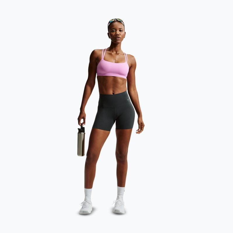 Спортен сутиен Nike Zenvy Strappy Light-Support light magenta/white 2