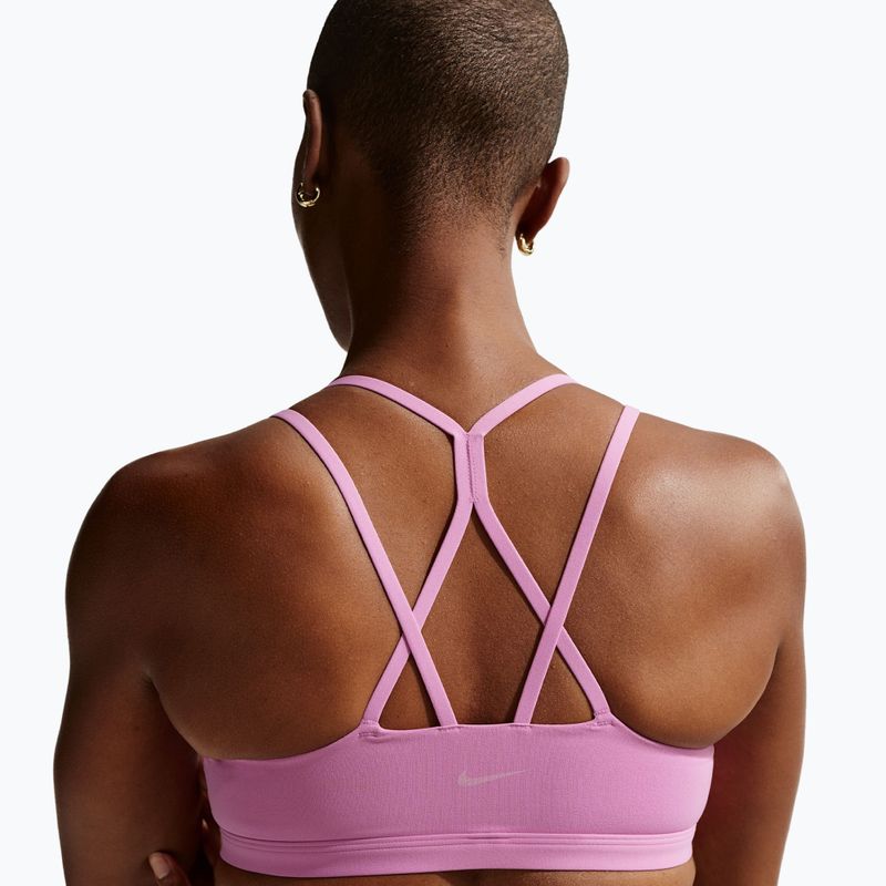 Спортен сутиен Nike Zenvy Strappy Light-Support light magenta/white 4