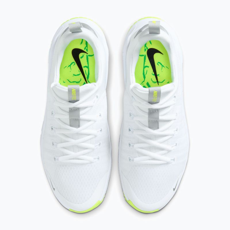 Дамски обувки за тренировка Nike Free Metcon 6 white/volt/metallic silver 8