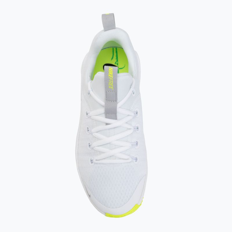 Дамски обувки за тренировка Nike Free Metcon 6 white/volt/metallic silver 5