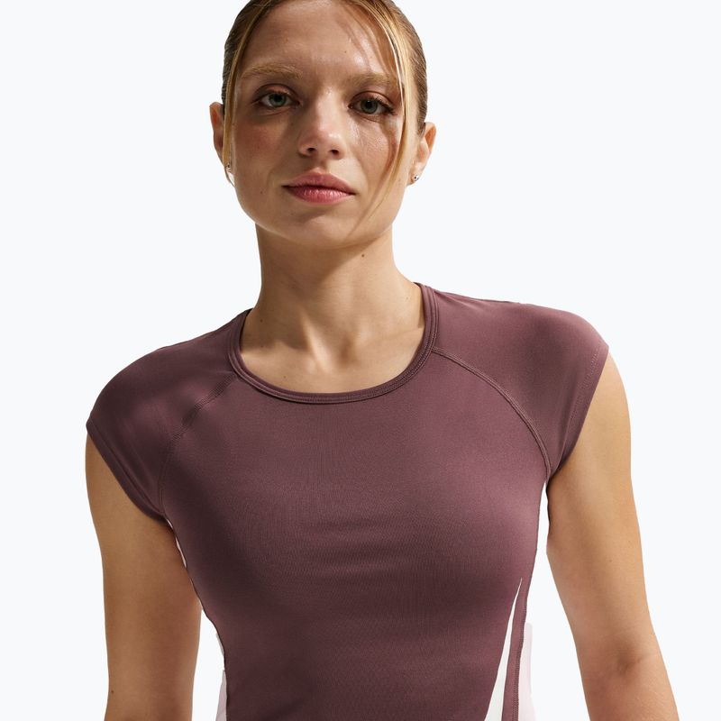 Дамска тениска за бягане Nike Swoosh Run Dri-Fit tattoo/pink foam/white 4