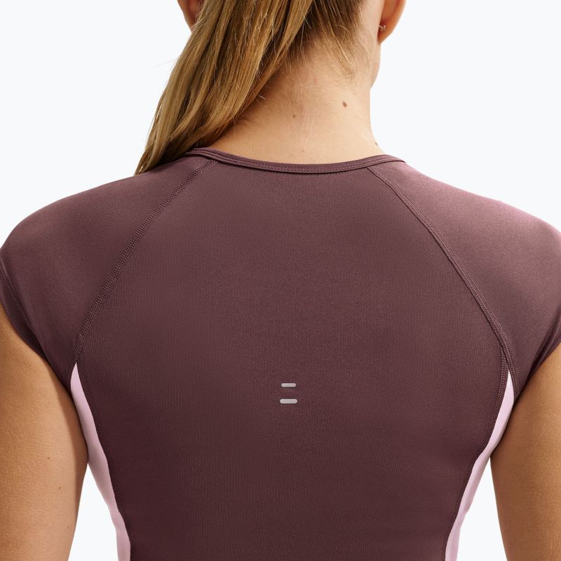 Дамска тениска за бягане Nike Swoosh Run Dri-Fit tattoo/pink foam/white 5