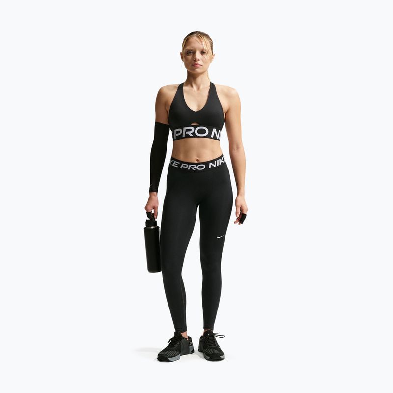 Спортен сутиен Nike Pro Sculpt Medium Support black/white/white 2
