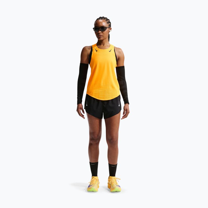 Дамски шорти за бягане Nike AeroSwift ADV Brief-Lined 3" black/white/white 2