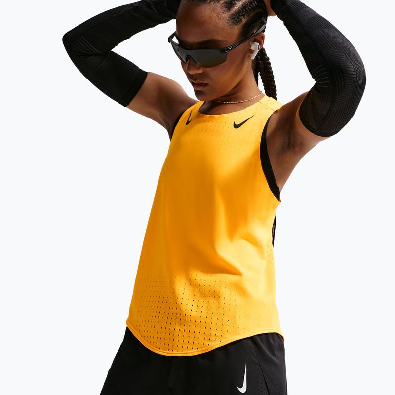 Дамски шорти за бягане Nike AeroSwift ADV Brief-Lined 3" black/white/white 5