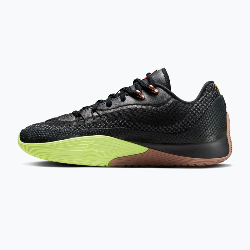 Мъжки баскетболни обувки Nike Street Flare black/light lemon twist/desert dust/black 2
